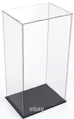 Acrylic Display Case for Large Collectibles, 29 inch Tall Clear Acrylic Box f