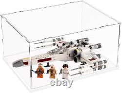 Acrylic Display Case for Large Collectibles, 29 inch Tall Clear Acrylic Box f