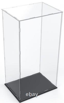 Acrylic Display Case for Large Collectibles, 29 inch Tall Clear Display Box f