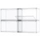 Acrylic Display Cases for Collectibles Stackable Plastic Storage Shoe Boxes