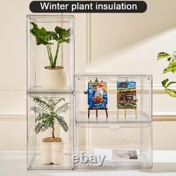 Acrylic Display Cases for Collectibles Stackable Plastic Storage Shoe Boxes