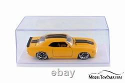 Acrylic Display Cases withWhite Base for 1/18 Scale Diecast Cars BOX OF 6 CASES