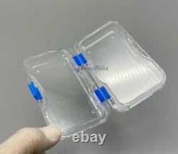 Acrylic Jewelry Storage Boxes Hinged Display Dental Clear Membrane Denture Cases