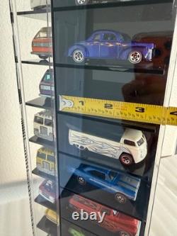Acrylic Spinning display fits 56 cars (164 scale compatible Hot Wheels)