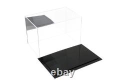 Acrylic Table Top Display Case Rectangle Box with Mirror 9.5x6x6.7 5 (A005)