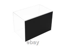 Acrylic Table Top Display Case Rectangle Box with Mirror 9.5x6x6.7 5 (A005)