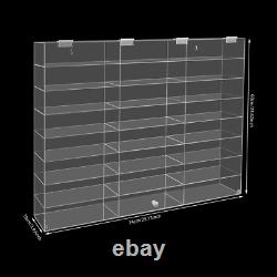 Acrylic Toy Car Display Case Clear Display Box Wall Mounted Toy Display Shelf US