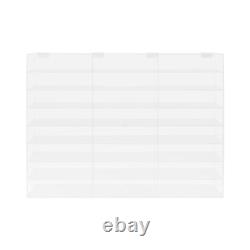 Acrylic Toy Car Display Case Clear Display Box Wall Mounted Toy Display Shelf US