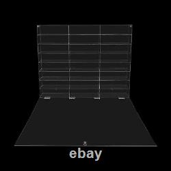 Acrylic Toy Car Display Case Clear Display Box Wall Mounted Toy Display Shelf US