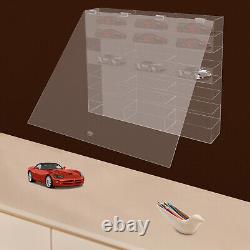 Acrylic Toy Car Display Case Clear Display Box Wall Mounted Toy Display Shelf US