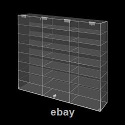 Acrylic Toy Car Display Case Clear Display Box Wall Mounted Toy Display Shelf US