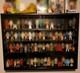 Action Figure Display Case 3.75 Figurine Adjustable Shelves Wood Holder Cabinet