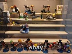 Action Figure Display Case 6 Tier Wood & LED Light Clear Acrylic Minifigures Box