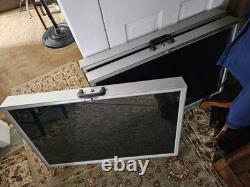 Aluminum ALLSTATE Display cases Large 34x 21x3 3 as LOT withKeys