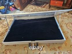Aluminum ALLSTATE Display cases Large 34x 21x3 3 as LOT withKeys
