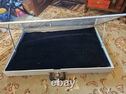 Aluminum ALLSTATE Display cases Large 34x 21x3 3 as LOT withKeys