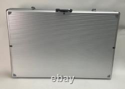 Aluminum Acrylic Table Top Trade Show Portable Display Case Trading Card/Jewelry