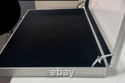 Aluminum Acrylic Table Top Trade Show Portable Display Case Trading Card/Jewelry