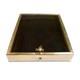 Aluminum Display Case 24 x 18 x 3 Black Gun Pistol Knife Trade Card Show USA Box