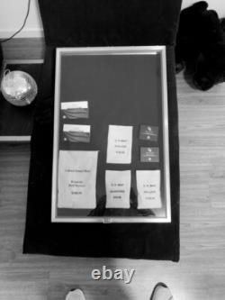 Aluminum Display Case 24 x 18 x 3 Black Gun Pistol Knife Trade Card Show USA Box