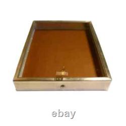 Aluminum Display Case 24 x 18 x 3 Red Gun Pistol Knife Card Show USA Shadow Box