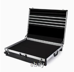 Aluminum Display Case Showcase 32x24 Trade Show f Card Coin Jewelry + wheels