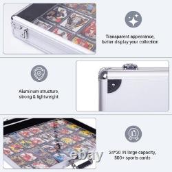 Aluminum Display Case with Lock for Cards Jewelry Trade Shows