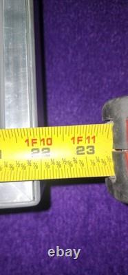 Aluminum Display Coin, jewelry, Case 34 1/2 × 22 With LED Lights With Lock