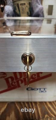 Aluminum Display Coin, jewelry, Case 34 1/2 × 22 With LED Lights With Lock