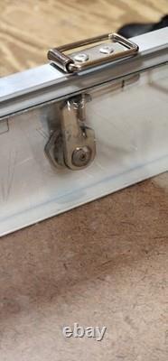 Aluminum Display Coin, jewelry, Case 34 1/2 × 22 With LED Lights With Lock