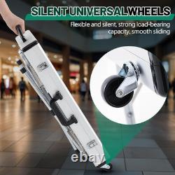 Aluminum Trade Show Display Case 24In X 16In X 20In Portable Laptop Case Foldabl