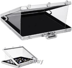 Aluminum Trading Card Display Case, Clear24x20 Card Show Display Case, Portable