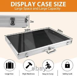 Aluminum Trading Card Display Case, Clear24x20 Card Show Display Case, Portable