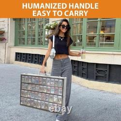 Aluminum Trading Card Display Case, Clear24x20 Card Show Display Case, Portable