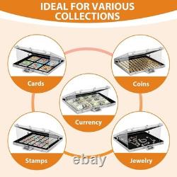 Aluminum Trading Card Display Case, Clear24x20 Card Show Display Case, Portable