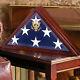 American Military Deluxe Flag Case Burial Flag Box, American flag display case