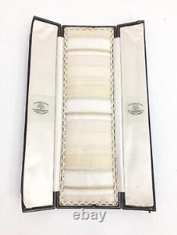 Antique Jewelry Gift Box Display Case Leather Custom Lining 3.5x 11.5 Regent