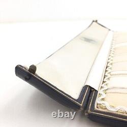 Antique Jewelry Gift Box Display Case Leather Custom Lining 3.5x 11.5 Regent