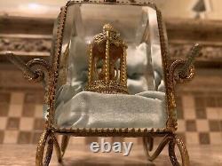 Antique Palais Royal Glass Jewelry Box /Display Case