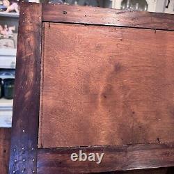 Antique Wooden Store Countertop Display Case With Dividers, Bread Box