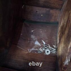 Antique Wooden Store Countertop Display Case With Dividers, Bread Box