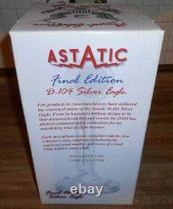 Astatic Final Edition Silver Eagle D104 MIC In Box & Display Case New Old Stock