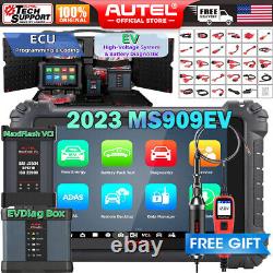 Autel MaxiSys MS909EV Diagnostic Scanner J2534 Programming &EV Diag Kit & EV Box