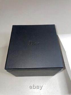 Authentic DIOR Black EMPTY Box Watch Display Case Storage for Dior VIII watch