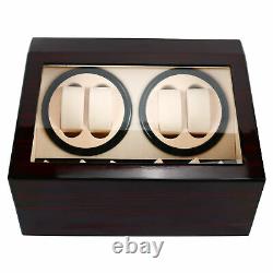 Automatic Rotation 4+6 Watch Winders Display Boxes Storage Case Organizer Silent