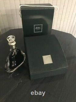 Baccarat'Richard Hennessy' Cognac Crystal Decanter Display with Case & Box RARE