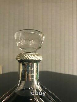 Baccarat'Richard Hennessy' Cognac Crystal Decanter Display with Case & Box RARE