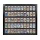 Baseball Card Display Case Sports Card Frame Lockable -Holds 50 PSA Graded Cards