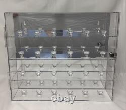 Baseball Display Cases Acrylic UV Resistant 1@17x20, 2@13x17 54 balls