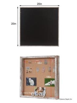 Bectsbeff Square Shadow 20X20 Extra Large Shadow Boxes Display Cases Hinged